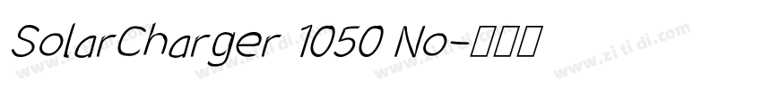 SolarCharger 1050 No字体转换